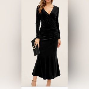 Black "Velvet Dress" NWT